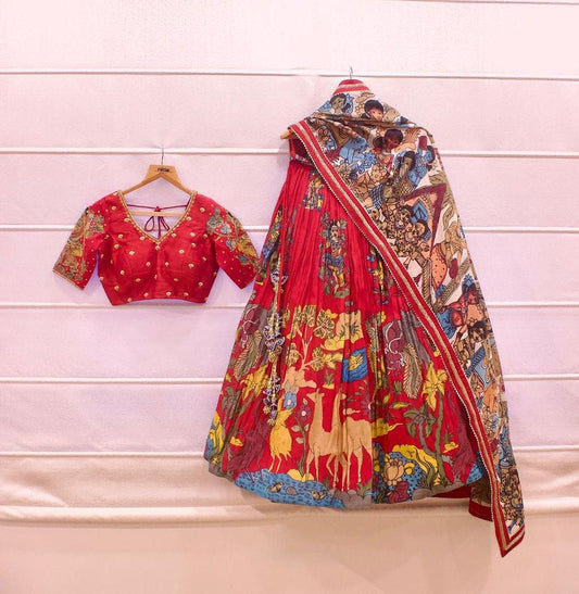 Rangriti Heritage Lehenga Set - Kurtikala