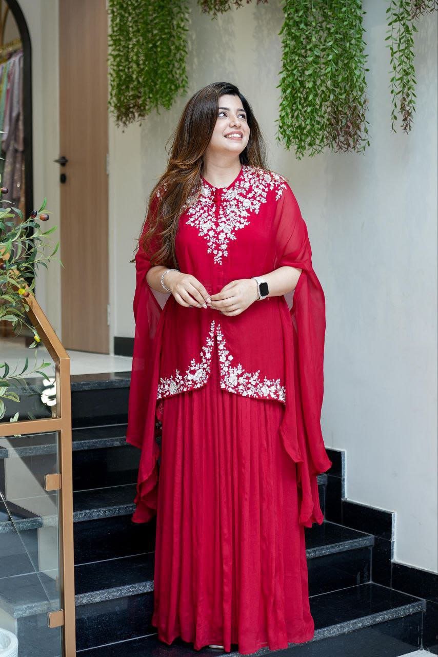 Rose Partywear Lehenga Set - Kurtikala