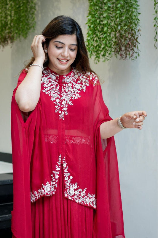 Rose Partywear Lehenga Set - Kurtikala