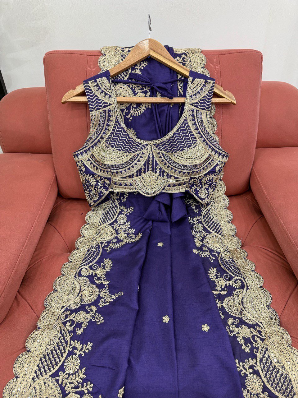 Noor - e - Violet Saree - Kurtikala