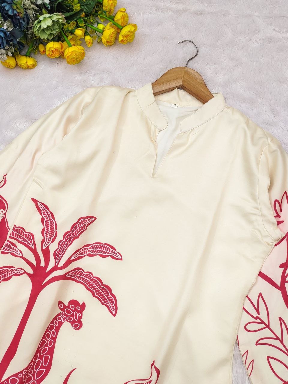 Ivory Safari Print Co - Ord Set - Kurtikala