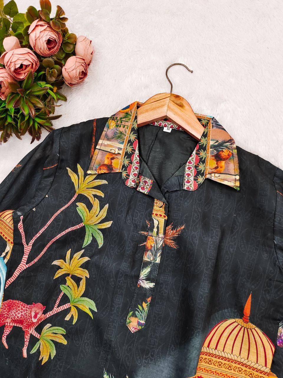 Midnight Garden Digital Co - Ord Set - Kurtikala