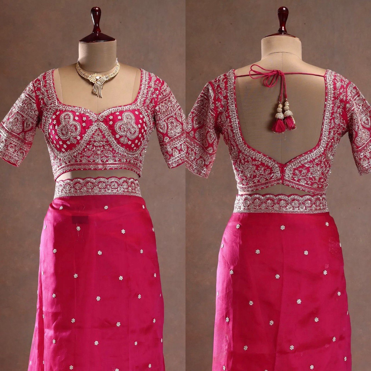 Rani Royale Embroidered Saree