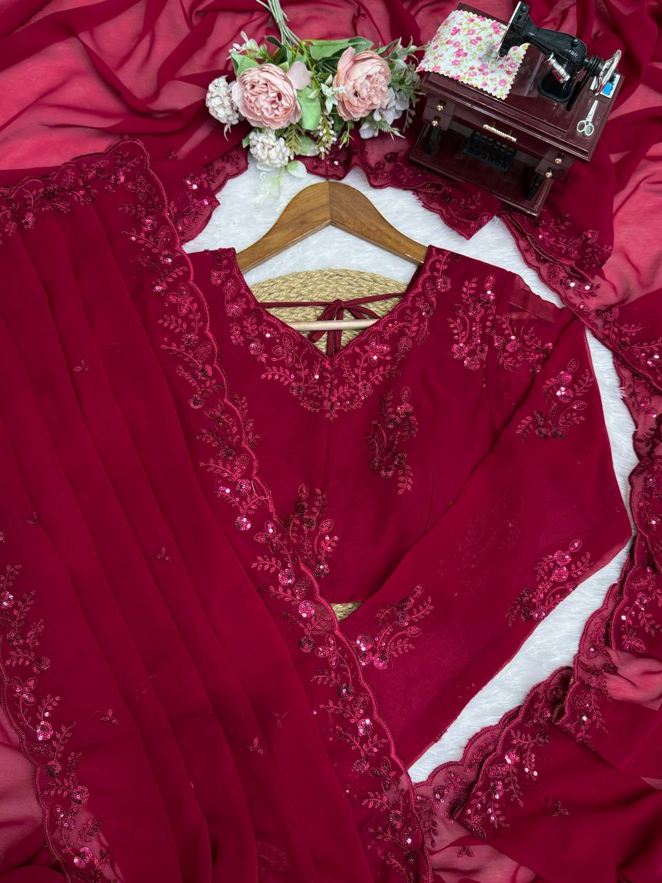 Ruby Grace Designer Saree