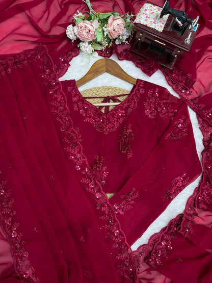 Ruby Grace Designer Saree