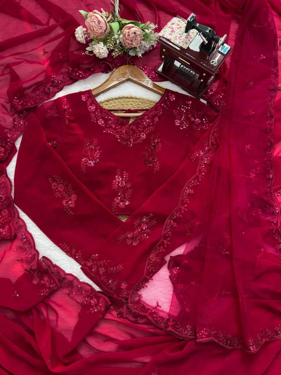 Ruby Grace Designer Saree