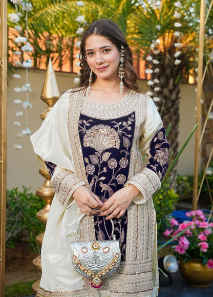 Noor - e - Royal Palazzo Set - Kurtikala