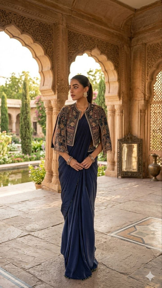 Ruhani Midnight Saree - Kurtikala