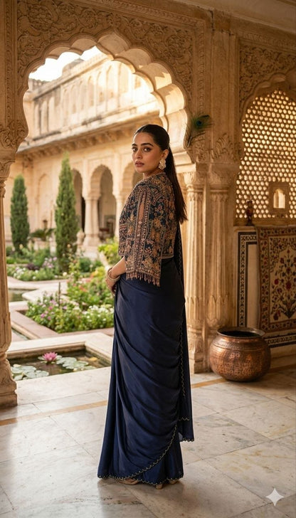 Ruhani Midnight Saree - Kurtikala