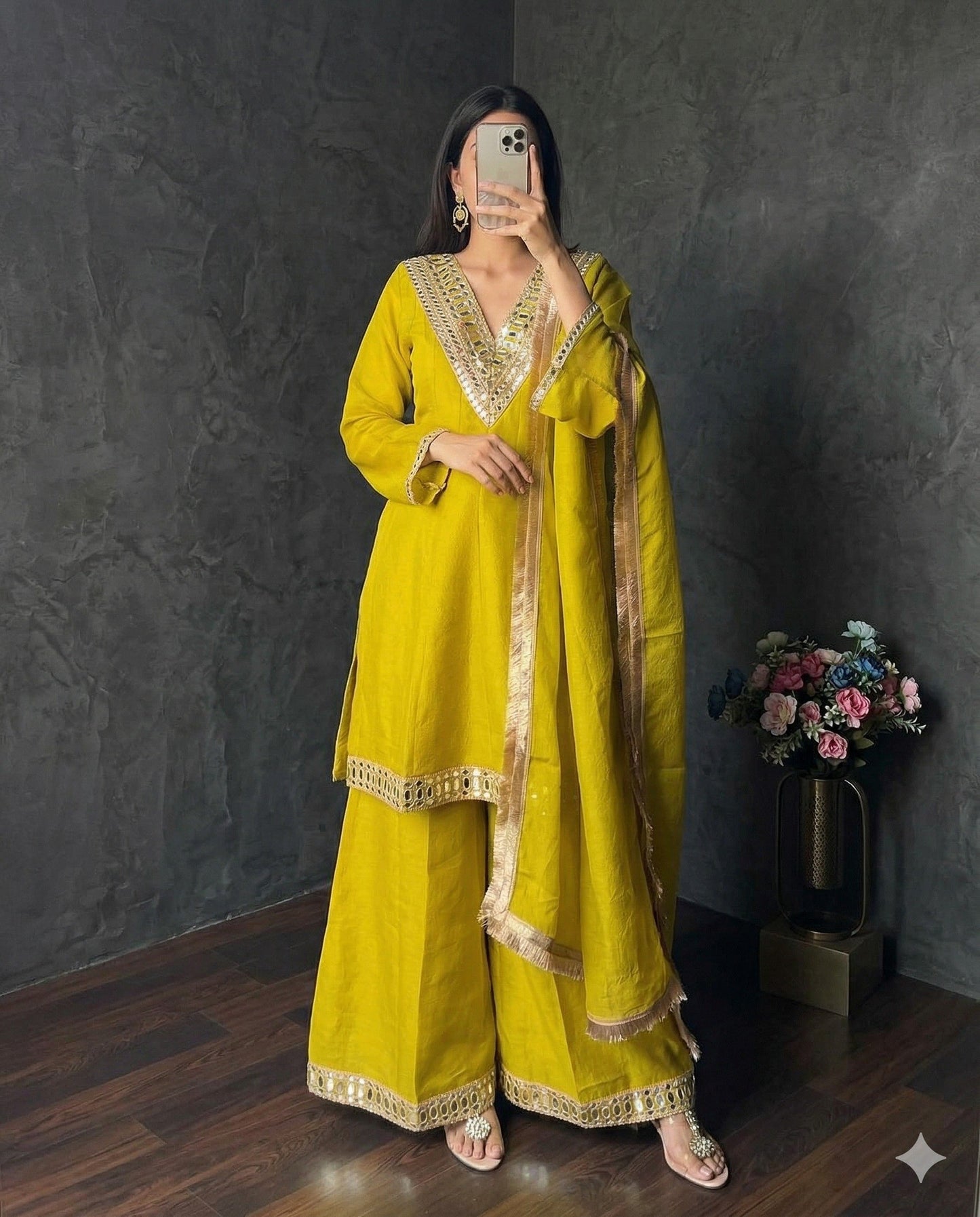 Sunshine Grace Kurta Palazzo Set