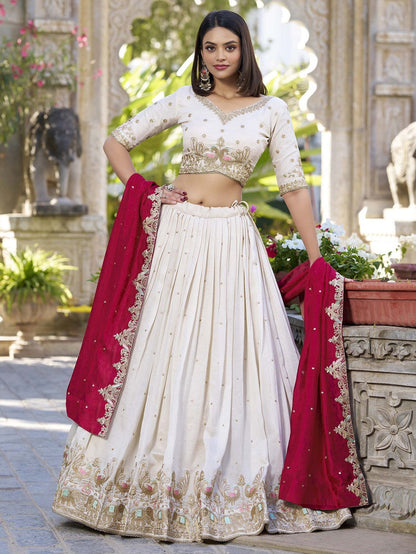 Noor-e-Ivory Bridal Lehenga Set